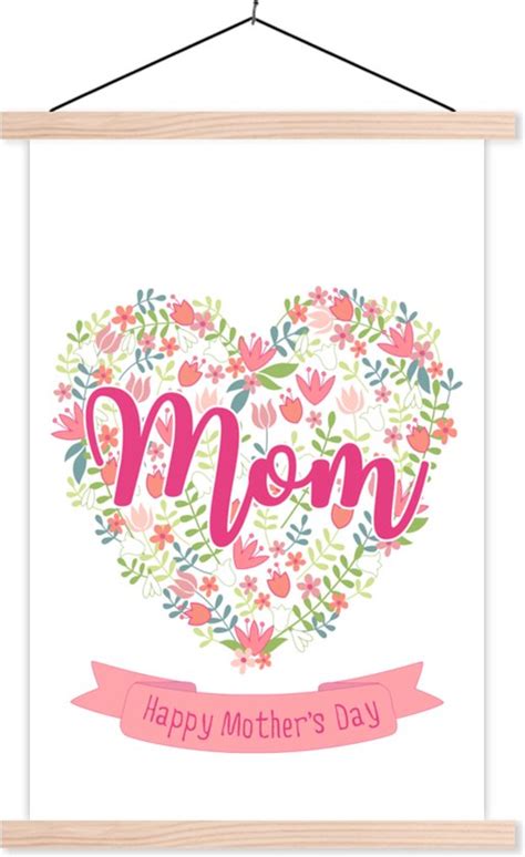 Posterhanger Incl Poster Schoolplaat Quotes Mom Happy Mother S