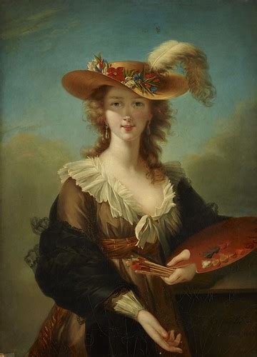 Lisabeth Vig E Le Brun Autoportrait Au Chapeau De Paille Flickr