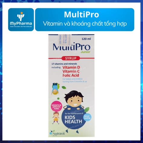 MultiPro Junior Syrup Vitamin và khoáng chất cho trẻ MyPharma