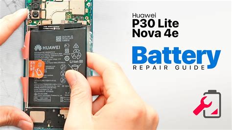 Huawei P Lite Battery Replacement Nova E Youtube