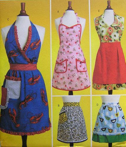 Pinafores Retro Apron Patterns Free Apron Pattern Bib Pattern