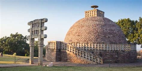 Architectural Marvel Of The Great Stupa At Sanchi