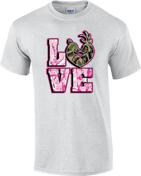 Love Deer Couple Camo Camoflauge Deer Hunting Hunter T Shirt Ebay