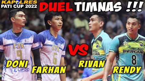 Final Terpanas Voly Rivan Bersama Nizar Lawan Farhan Halim Cs Di