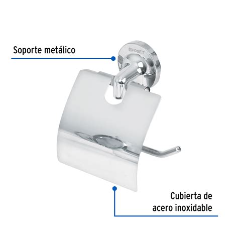 Ficha Tecnica Portarrollo Con Cubierta De Acero Inoxidable Foset