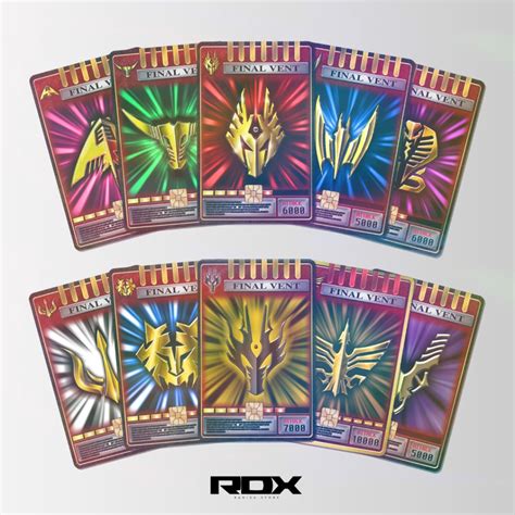 Jual Kamen Rider Ryuki Advent Hologram Sticker Card Vinyl Atm Credit