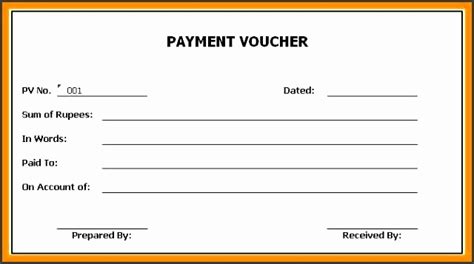 Cheque Receipt Voucher Template Premium Receipt Forms