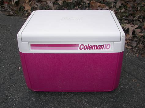 Vintage Coleman Ten Cooler Lunch Box Pink By Siredmondsvintage