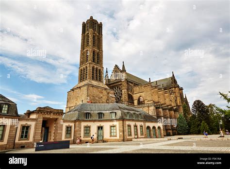View Of Limoges Cathedral Limoges Limousin Haute Vienne France