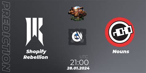 Pronóstico Shopify Rebellion Nouns 28 01 24 Dota 2 ESL One