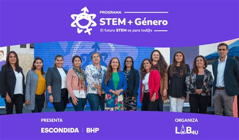 Programa Stem Género En Alianza Con Escondida Bhp Potencia La Educación Científica En Niñas