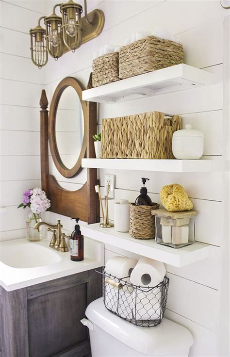 25 Smart And Stylish Bathroom Shelving Ideas Digsdigs