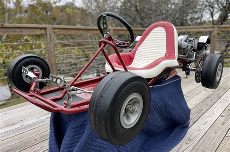 No Reserve Twin Engine 1961 Fox Mak Kart Go Kart For Sale On Bat Auctions Sold For 10000 On