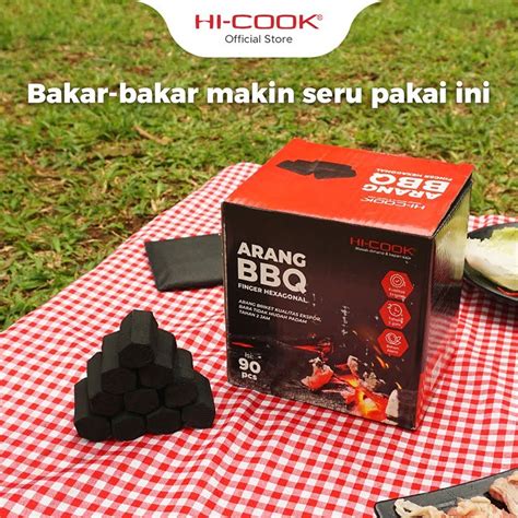 Briket Arang Batok Kelapa Untuk BBQ Hi Cook Official