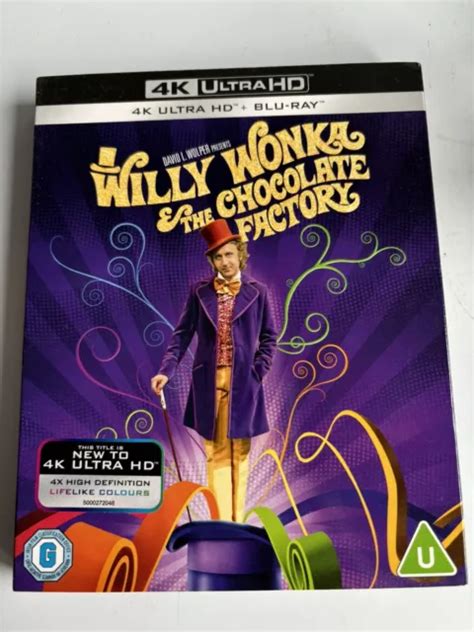 WILLY WONKA AND The Chocolate Factory 4K UHD Blu Ray Blu Ray 1971