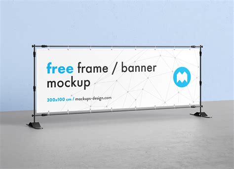 Free Horizontal Event Banner Frame Stand Mockup Psd Set Good Mockups