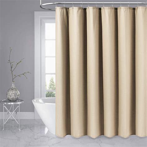 Dynamene Inch Stall Shower Curtain Waffle Weave Heavy Duty Thick