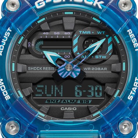 Rel Gio G Shock Classic Azul Ga Skl Aer Bluebird