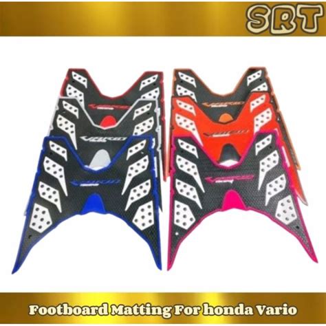 VARIO Rubber Matting FootBoard For Honda Click 125i 150i Motorcycle