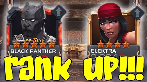 My First 5 Star Hero On Rank 3 Plus Elektra Rank Up Marvel Contest Of Champions Youtube