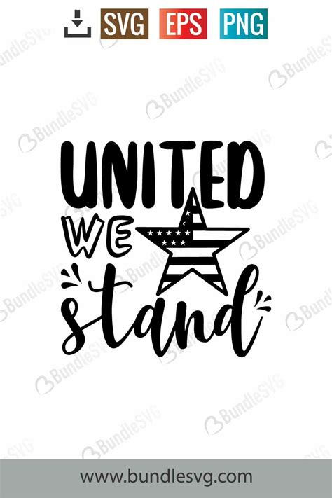 United We Stand Svg Free Download