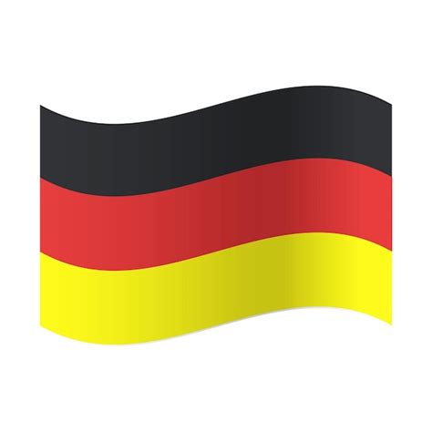 Bandera De Alemania Vector Premium