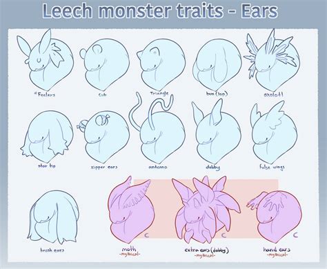 Leech Monster Traits Ears By Occultic On Deviantart