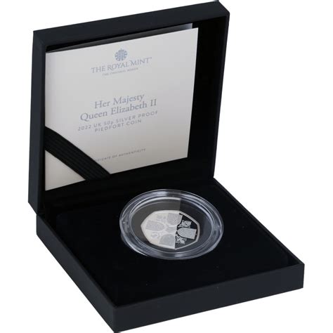 Koningin Elizabeth Ii Memorial Piedfort Verenigd Koninkrijk Zilver