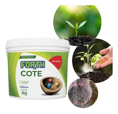 Adubo Fertilizante Osmocote Forth Cote 14 14 14 3kg