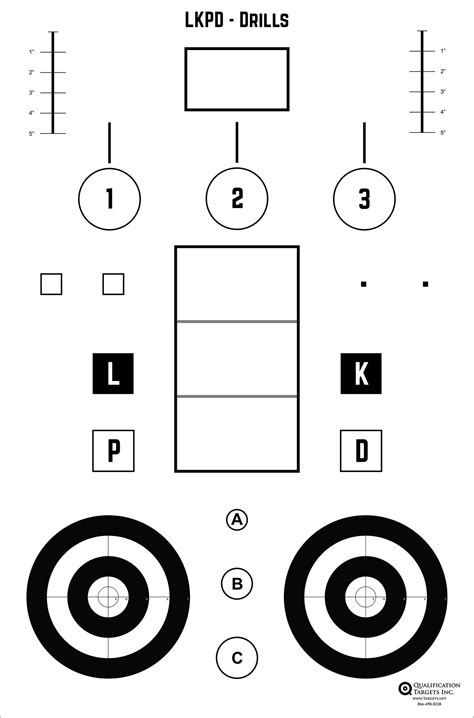 LKPD-Drills Paper Target – Qualification Targets Inc