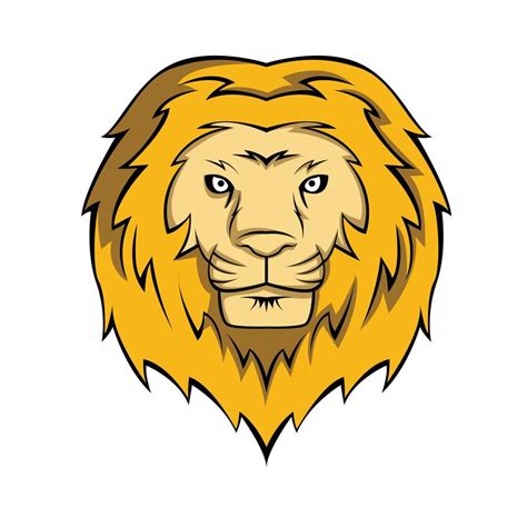 Lion Head Illustration 14486558 Vector Art At Vecteezy