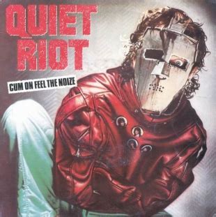 Cum On Feel The Noize Run For Cover By Quiet Riot Single Glam Metal