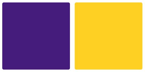 Louisiana State (LSU) Tigers Color Codes Hex, RGB, and CMYK - Team ...