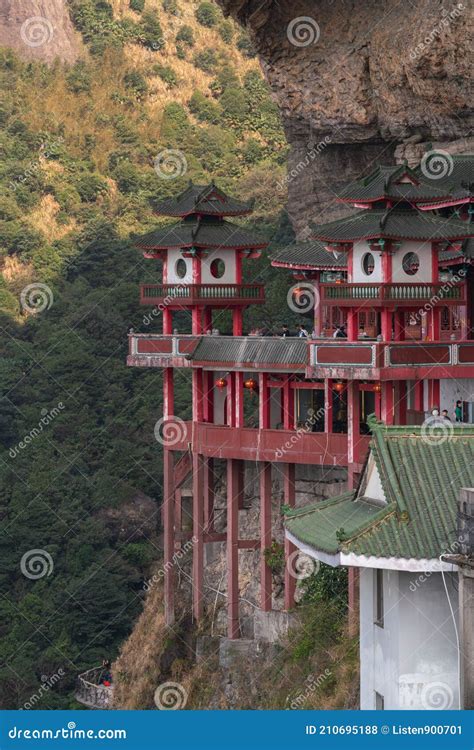 Ancient Chinese Temple Lingtong Temple Which Was Built In The Middle