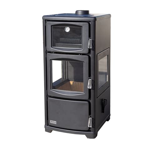 Eek A Wood Burning Stove With Baking Compartment Hob Panoramic