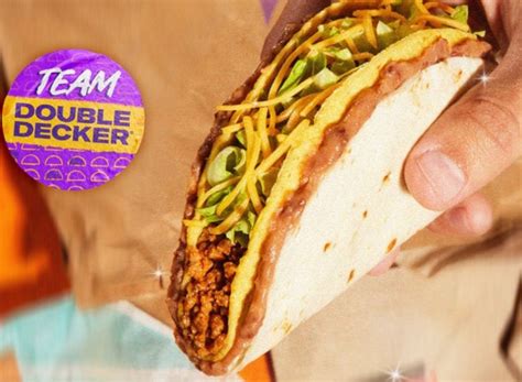 Taco Bell S Popular Double Decker Taco Is Back And Available Now