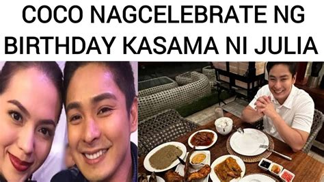 Coco Martin Nag Celebrate Ng Birthday Kasama Si Julia Montes Youtube