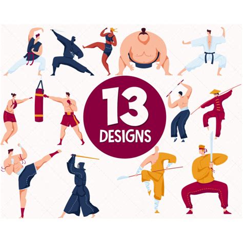 13 Martial Arts Svg Martial Arts Png Martial Arts Vector Clipart Martial Arts Image Martial