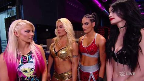 Sonya Deville Mandy Rose Lesbian Lovers Strength Fighter