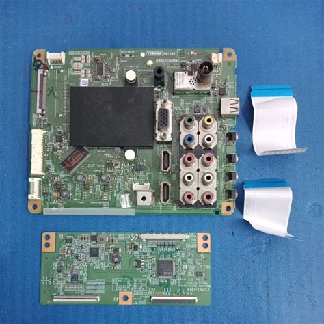 Toshiba Pb Em System Board Power Supply Main Board Tcon Ribbon