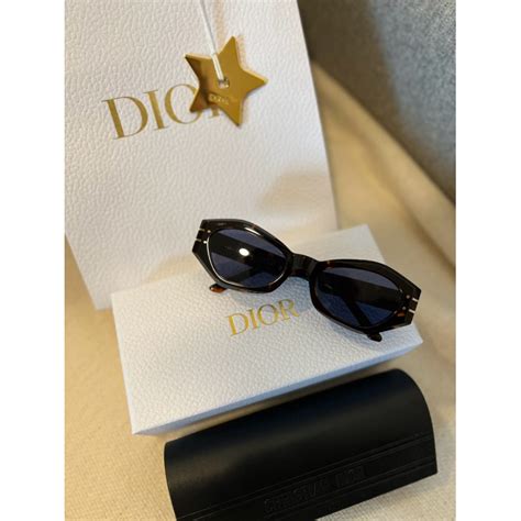 Dior Sunglasses Diorsignature B1u Tortoiseshell Dior Eyewear Shopee Thailand