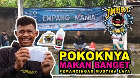 Pemancingan Mustika Laya Juara Ikan Terbanyak Umpan Jagung Essen