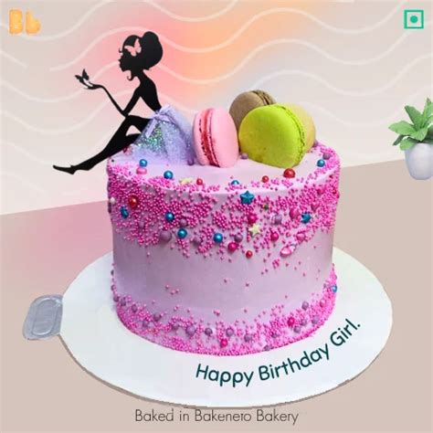 Macrons Designer Cake Order Send Girls Cake In Vaishali
