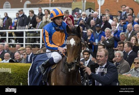 Legatissimo And Ryan Moore Return After Winning The Qipco 1000 Guineas Stakes Race Run During