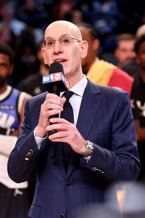 Salt Lake City Utah February 19 Nba Commissioner Adam Silver Talks