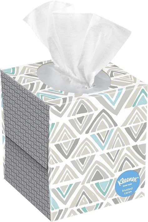 Kleenex Trusted Care Facial Tissues 27 Cube Boxes 70 Tissues Per Box