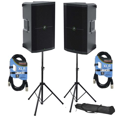 Mackie Thump W Active Speaker Stands With Bag Xlr