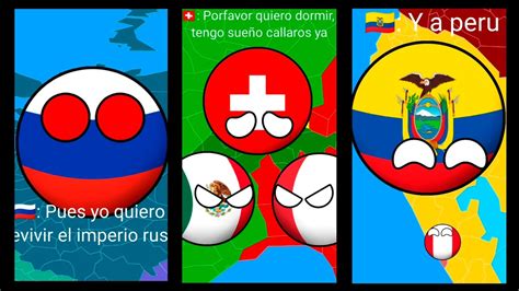 Recopilación de mis Countryballs con mi Voz countryballs humor