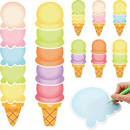 Amazon Pieces Ice Cream Cutouts Summer Bulletin Board