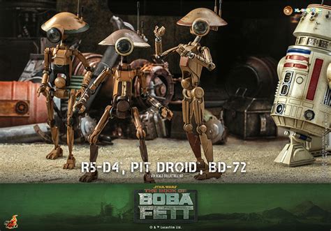 Hot Toys Tms Star Wars The Book Of Boba Fett Th Scale R D Pit Droid Bd